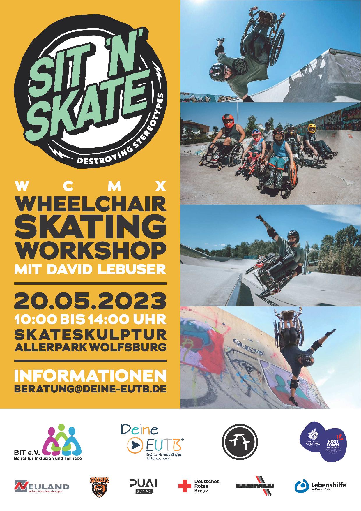 WheelChair Skating Workshop am 20.05.2023 im Allerpark